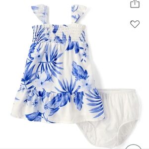 Infant 0-3 months tropical dress.
